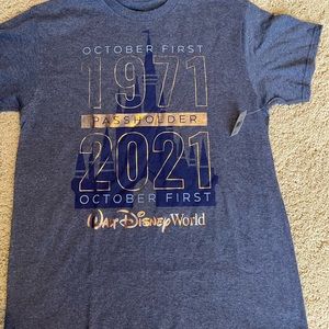 Disney anniversary pass holder shirt